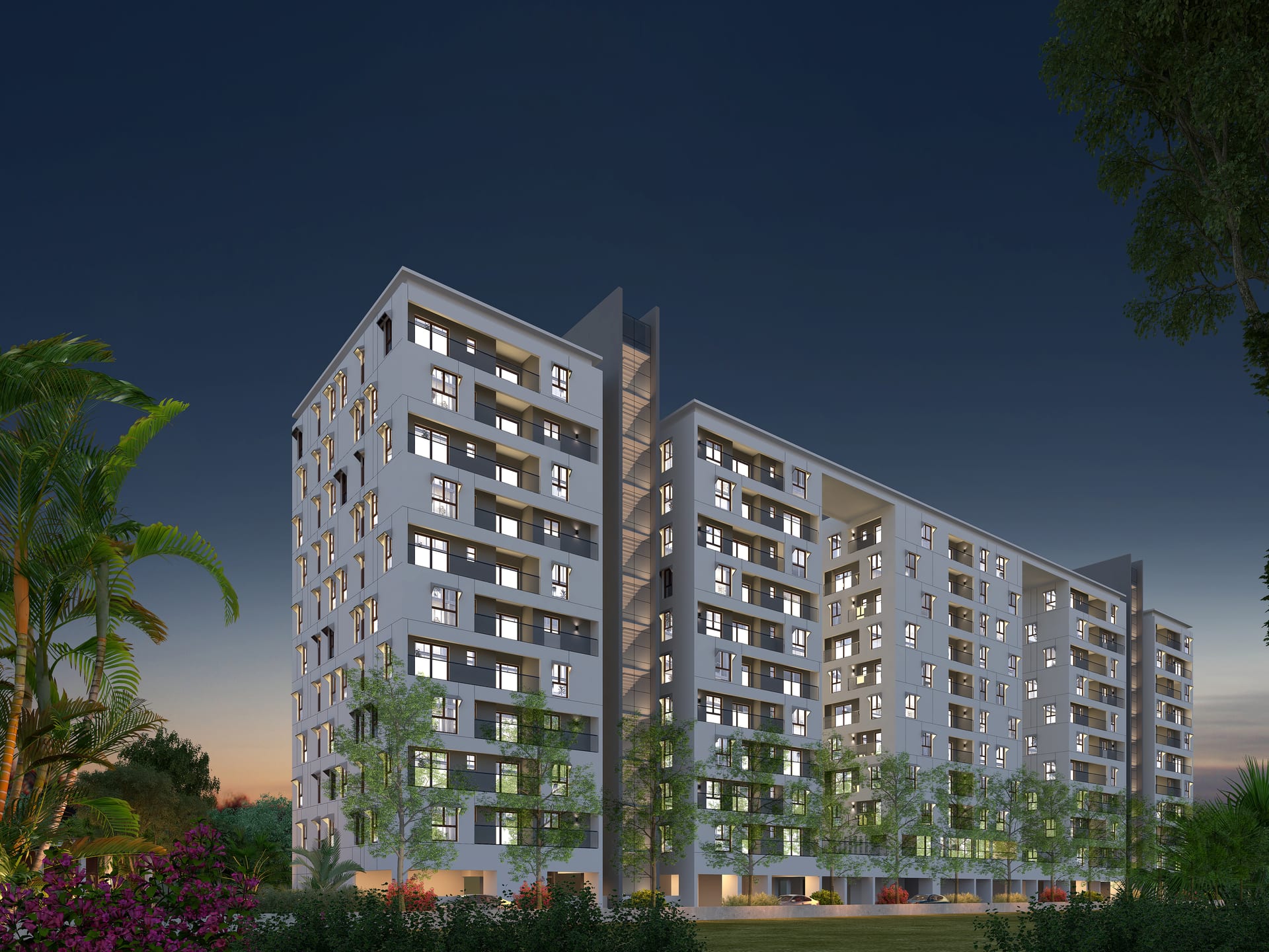 3 BHK floor plan